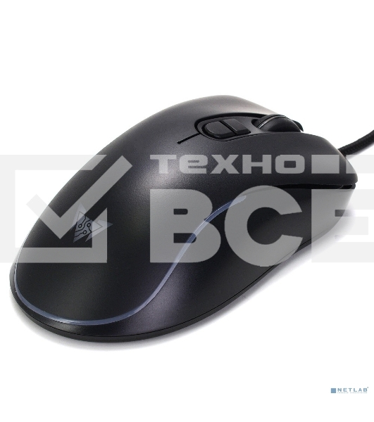 Мышь проводная Crown CMGM-902 черный, 7200 dpi, USB, кнопки - 7