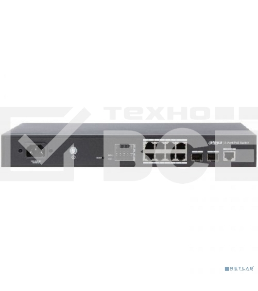 Коммутатор DH-PFS4210-8GT-150 8-портовый управляемый POE