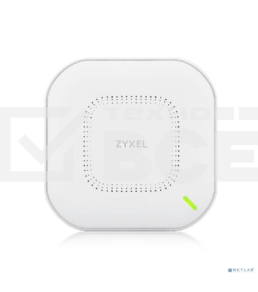 Гибридная точка доступа Zyxel NebulaFlex Pro WAX610D, WiFi 6, 802.11a/b/g/n/ac/ax (2,4 и 5 ГГц), MU-MIMO, антенны 4x4 с двойной диаграммой, до 575+2400 Мбит/с, 1xLAN 2.5GE, 1xLAN GE, PoE, защита от 4G