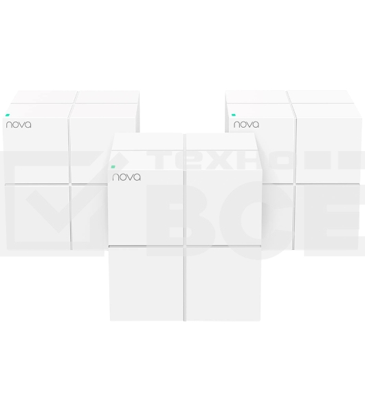 Tenda AC1200 Домашняя Mesh WiFi система из 3х роутеров с Гигабитными портами