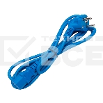 Кабель питания Cablexpert Россия PC-186-VDE-B-1.8M, Schuko-C13, 3x0.75мм2, 10A, с заземлением, медь, 1.8м, синий, пакет, фото3