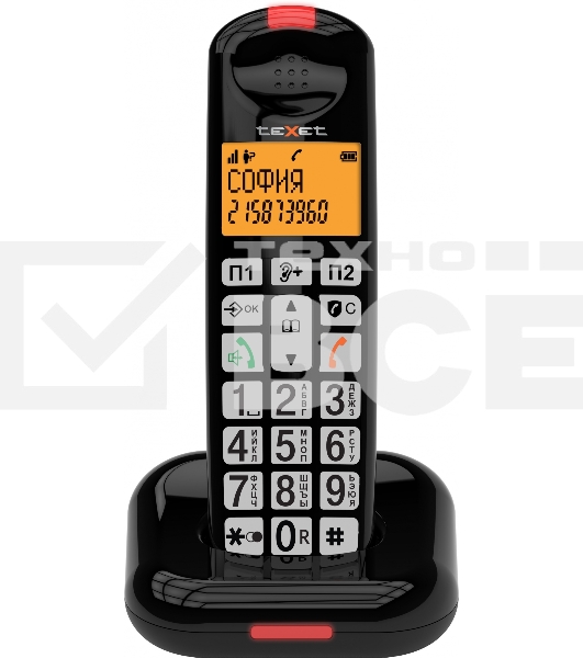 Радиотелефон TEXET TX-D7855A черный