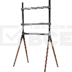 Подставка для телевизора Cactus CS-ST1247BKWN черный/орех 49