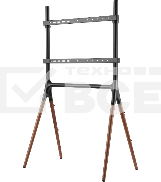 Подставка для телевизора Cactus CS-ST1247BKWN черный/орех 49