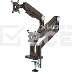 Кронштейн для мониторов Ultramounts UM733BR черный/коричневый 17'-32' макс.8кг крепление к столешнице поворот и наклон, фото13