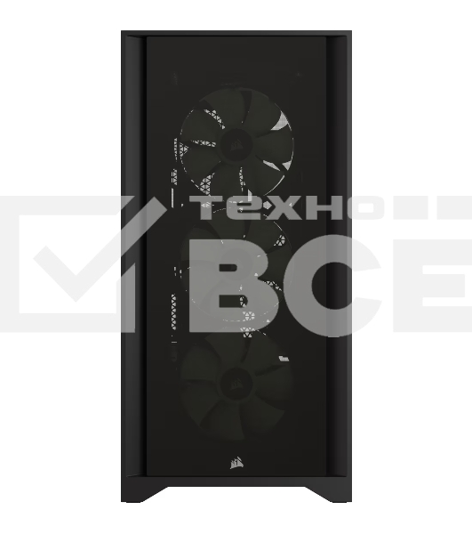Компьютерный корпус Corsair iCUE 4000X RGb CC-9011204-WW Tempered Glass Mid-Tower, Black