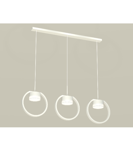 Светильник Ambrella light XB9106156/3 SWH/FR/CL белый песок/белый матовый/прозрачный GX53 (C9106, N8399)