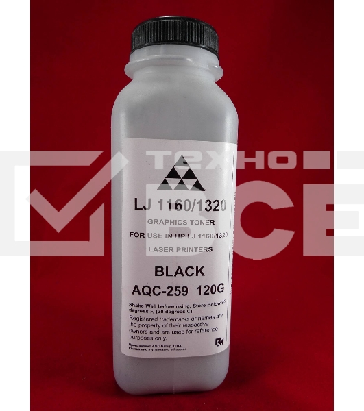 Тонер HP LJ 1160/1320 (фл.120г.) (AQC-США фас России)