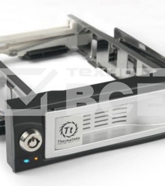 Сменный бокс для HDD Thermaltake Max4 N0023SN SATA II пластик/сталь серебристый hotswap 3.5