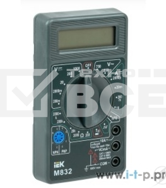 Мультиметр Iek TMD-2S-832 цифровойUniversal M832 IEK