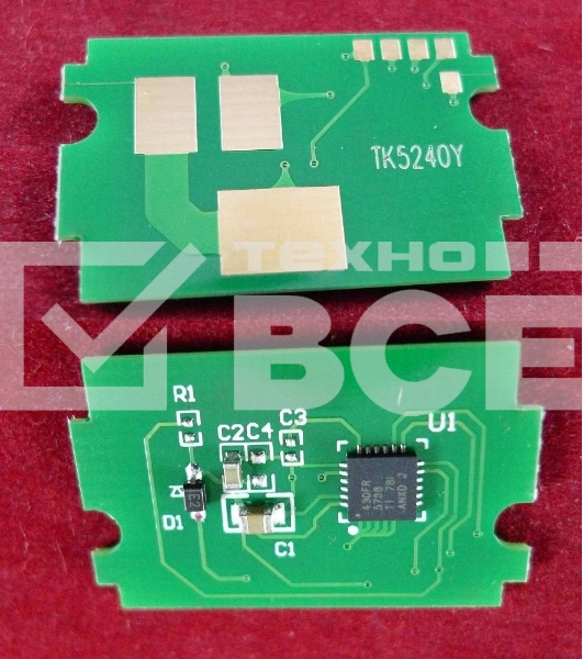 Чип для Kyocera Ecosys P5026cdn/M5526cdn(TK5240Y) Yellow 3K (ELP, Китай)