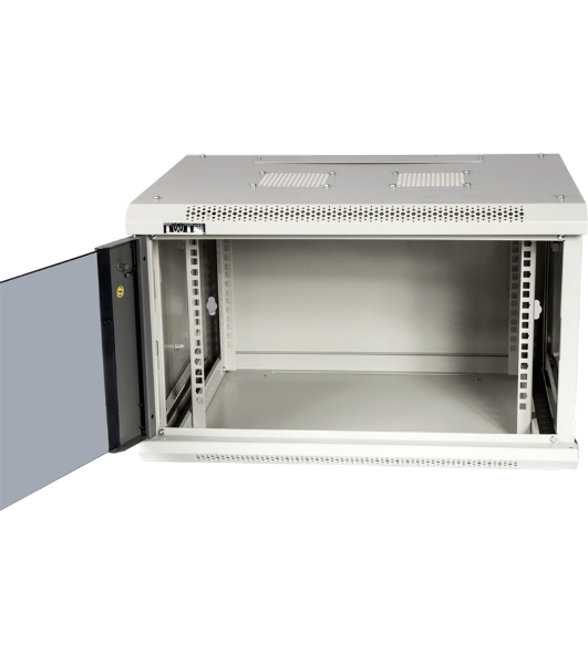 Шкаф настенный серии Pro, 9U 600x800, стеклянная дверь