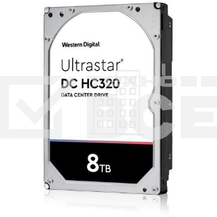 Жесткий диск для сервера WD/HGST Ultrastar 7K8 (3.5’’, 8TB, 256MB, 7200 RPM, SAS 12Gb/s, 512E SE), SKU: 0B36400