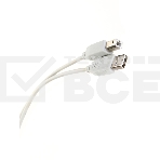 Кабель AM/BM USB2.0 3м Telecom USB 2.0  A-->B 3.0m, белый/серый, TC6900-3.0M, фото2
