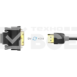 Адаптер-переходник Vention DVI 24+1 M/ HDMI 19F