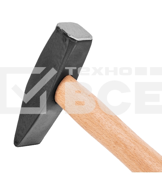 Молоток слесарный Sparta 700 г, квадратный боек, деревянная рукоятка