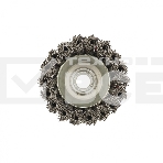 Щетка Matrix для УШМ, 75 мм, М14, Чашка, крученая проволока 0,8 мм, фото3