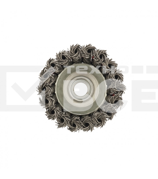 Щетка Matrix для УШМ, 75 мм, М14, Чашка, крученая проволока 0,8 мм