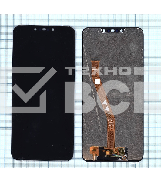 Дисплей для Huawei Nova 3 черный