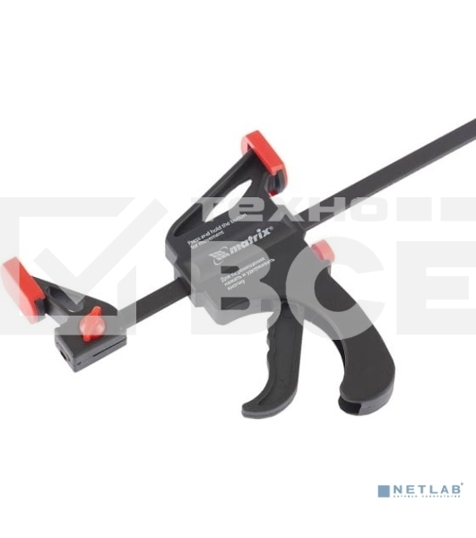 Струбцина Matrix универсальная F-образная 150х265х45мм пластмассовый корпус