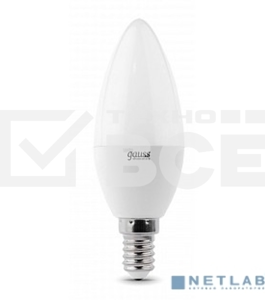 Лампа светодиодная LED 10Вт E14 220В 2700К Elementary свеча 33110 Gauss