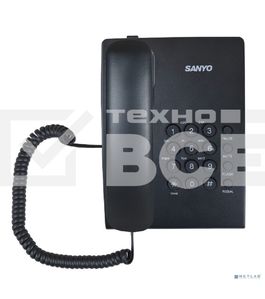 Телефон проводной SANYO RA-S204B черный