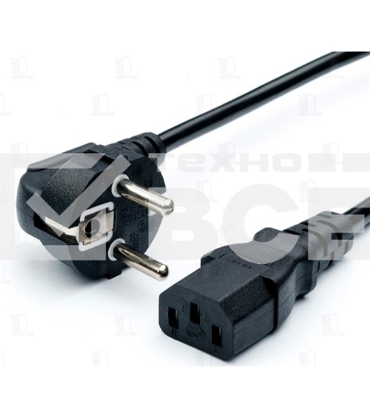 Кабель питания GOPOWER CEE 7/7-C13 3.0M 00-00027328 BLACK