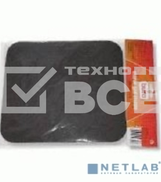 Коврик для мыши BURO BU-CLOTH/black матерчатый, черный, 220 х 250 х 4 мм