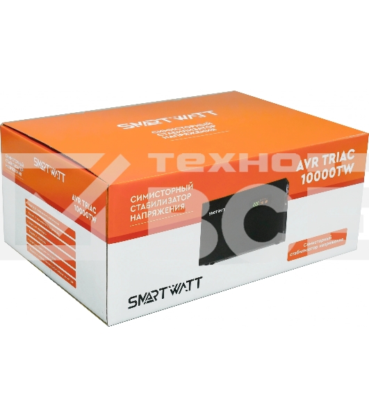 Стабилизатор напряжения Smartwatt AVR Triac 10000TW 10000ВА черный