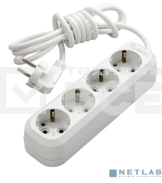 Удлинитель Makel 4 гн 2 м с\з