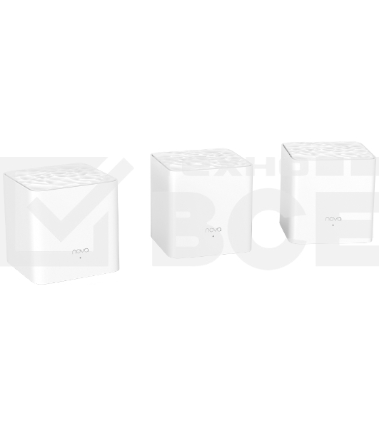 Двухдиапазонная Wi-Fi Mesh система Tenda nova MW3 (3 роутера) АС1200 , 2 порта fast ethernet RJ45