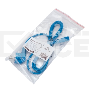 Кабель питания Cablexpert Россия PC-186-VDE-B-1.8M, Schuko-C13, 3x0.75мм2, 10A, с заземлением, медь, 1.8м, синий, пакет