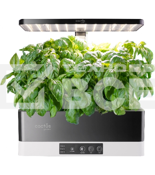 Гидропонная установка Cactus Garden 3л 24Вт черный (CS-LEDPOT-06)