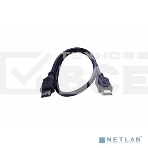 Кабель HDMI CP-HM-HM-1.8M Wize, 1.8 м, v.2.0, K-Lock, soft cable, 19M/19M, позол.разъемы, экран, темно-серый, пакет, фото3