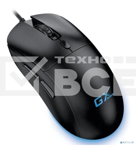 Мышь проводная Genius Scorpion M500 черный, 3200 dpi, USB, кнопки - 6