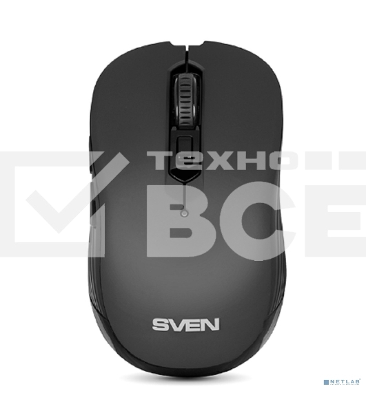 Мышь беспроводная SVEN RX-560SW черный, 1600 dpi, радиоканал, USB, кнопки - 6