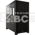 Компьютерный корпус Corsair iCUE 4000X RGb CC-9011204-WW Tempered Glass Mid-Tower, Black, фото28