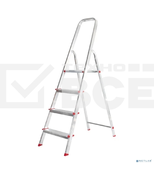 Стремянка алюминиевая 4 ступеньки Rexant