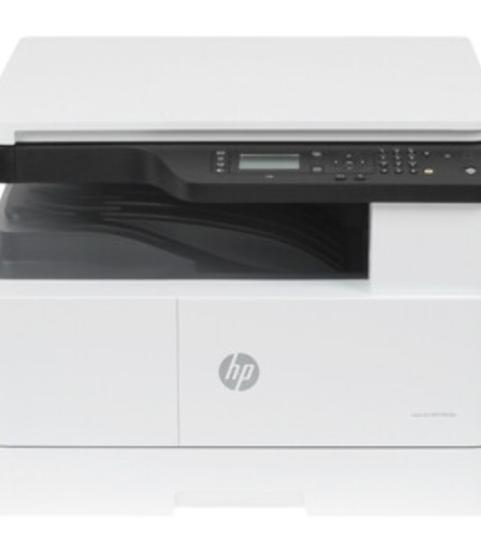 МФУ лазерное HP LaserJet MFP M438n (8AF43A), A3, ч/б, печ. до 22 стр/мин. (А4) до 12 стр/мин. (А3), 1200 x 1200 dpi (печать), 600x600dpi (скан.), USB, RJ-45