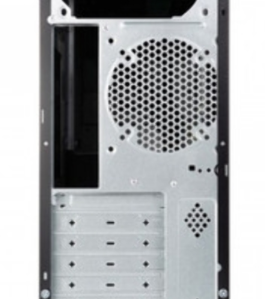 Корпус Foxline FL-886-U3C, Midi-Tower, чёрный, без вентиляторов в комплекте