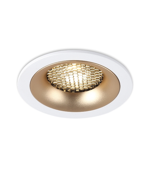 Светильник встраиваемый Ambrella light TN102723 WH/GD белый/золото GU5.3 92*92*23