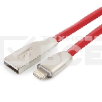 Кабель Cablexpert для Apple CC-G-APUSB01R-1M, AM/Lightning, серия Gold, длина 1м, красный, блистер, фото 1