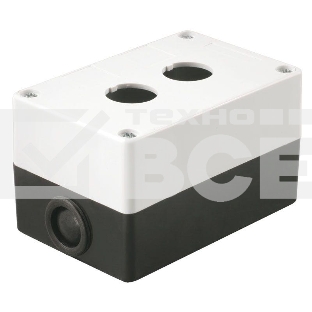Корпус КП102 Iek BKP10-2-K01 для кнопок 2места белый