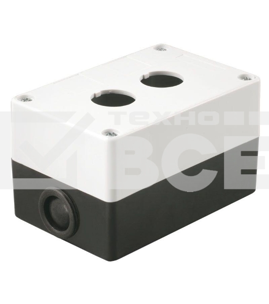 Корпус КП102 Iek BKP10-2-K01 для кнопок 2места белый