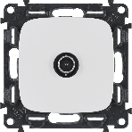 Механизм розетки TV Valena Allure с топологией 'звезда' 0-2400МГц с лицевой панелью бел. Leg 753751, фото4