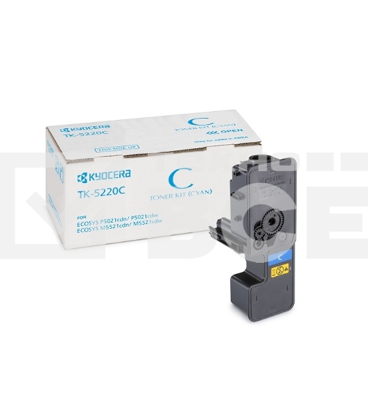 Картридж лазерный Kyocera TK-5220C (1T02R9CNL1) голубой для P5021cdn/cdw, P5026cdn/cdw, M5521cdn/cdw, 1200 стр.