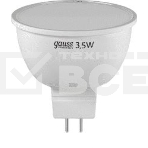 Лампа светодиодная Gauss Elementary MR16 3.5Вт цок.:GU5.3 спот 220B 4100K св.свеч.бел.ней. MR16 (упак.:10шт) (13524), фото2