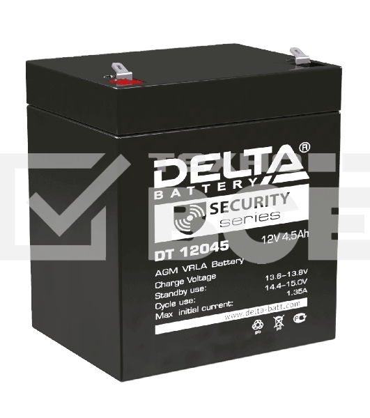 Батарея Delta DT 12045 (12V, 4.5Ah)