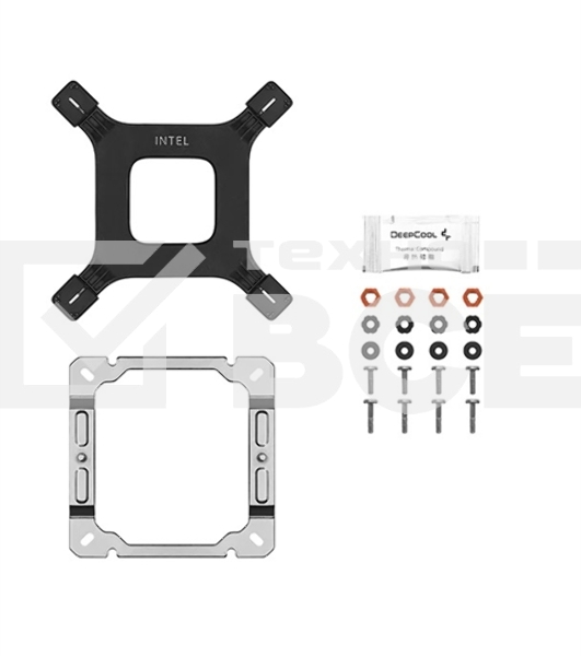 Кулер для процессора DEEPCOOL AG500 WH ARGB белый, 120 мм, алюминий/медь, 1850 об/мин, 29.4 дБ, 4 pin, 240 Вт, 155 мм