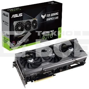 Видеокарта Asus TUF-RTX4070-O12G-GAMING NVIDIA GeForce RTX 4070 12288Mb PCI-E 4.0 192 GDDR6X 2550/21000 HDMIx1 DPx3 HDCP Ret